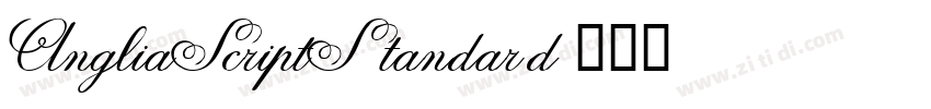 AngliaScriptStandard字体转换