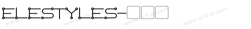 Elestyles字体转换