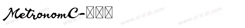 MetronomC字体转换