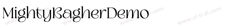 MightyBagherDemo字体转换