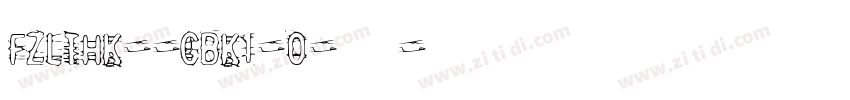 FZLTHK--GBK1-0-普通字体转换
