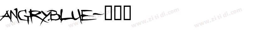 angryblue字体转换