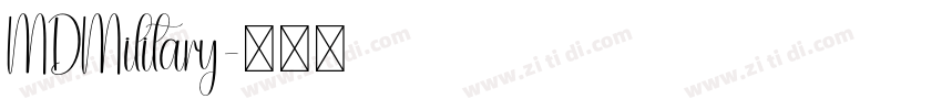 MDMilitary字体转换