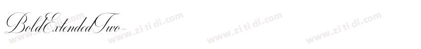 BoldExtendedTwo字体转换