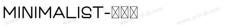 Minimalist字体转换
