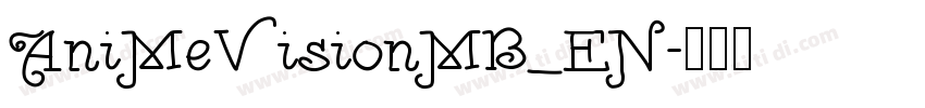 AniMeVisionMB_EN字体转换