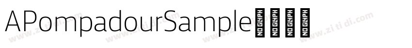 APompadourSample字体转换