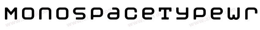 MonospaceTypewriter字体转换