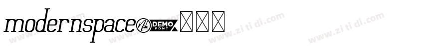 modernspace字体转换