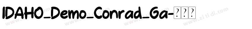 IDAHO_Demo_Conrad_Ga字体转换