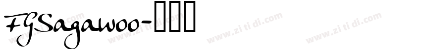 FGSagawoo字体转换