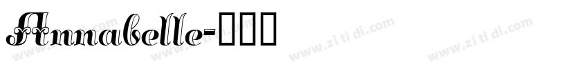 Annabelle字体转换