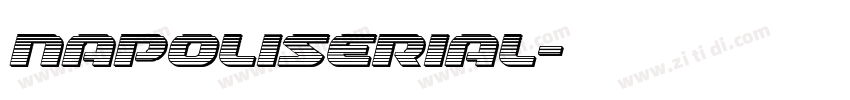 Napoliserial字体转换