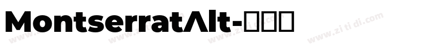 MontserratAlt字体转换 MontserratAlt字体转换
