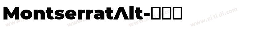 MontserratAlt字体转换 MontserratAlt字体转换