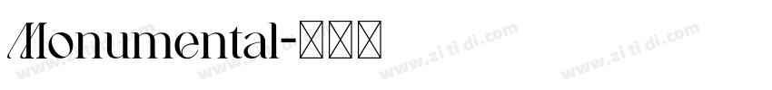 Monumental字体转换