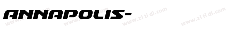Annapolis字体转换