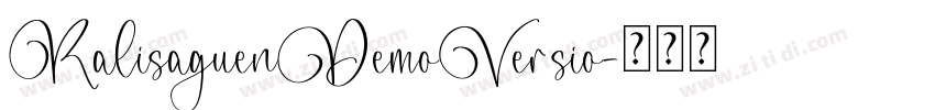 RalisaguenDemoVersio字体转换