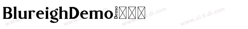 BlureighDemo字体转换