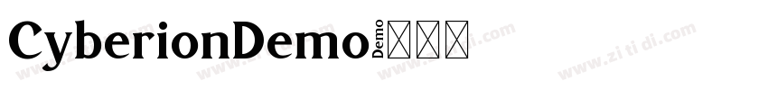 CyberionDemo字体转换