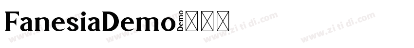 FanesiaDemo字体转换