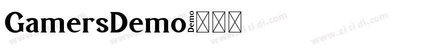 GamersDemo字体转换