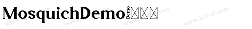 MosquichDemo字体转换