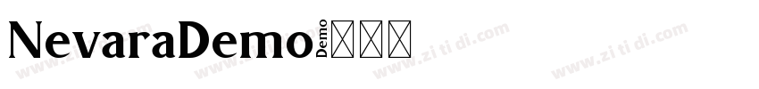 NevaraDemo字体转换