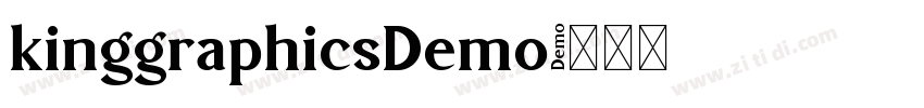 kinggraphicsDemo字体转换