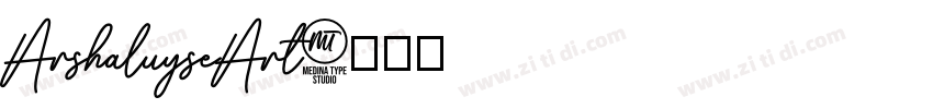 ArshaluyseArt字体转换