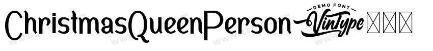 ChristmasQueenPerson字体转换