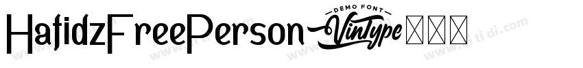 HafidzFreePerson字体转换
