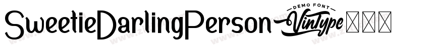 SweetieDarlingPerson字体转换 SweetieDarlingPerson字体转换