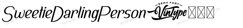 SweetieDarlingPerson字体转换 SweetieDarlingPerson字体转换