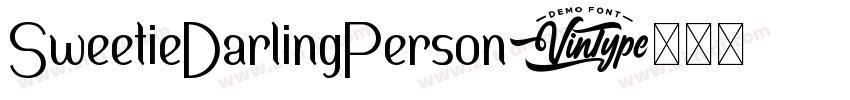 SweetieDarlingPerson字体转换 SweetieDarlingPerson字体转换