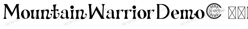 MountainWarriorDemo字体转换