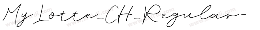 MyLotte_CH_Regular字体转换