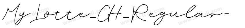 MyLotte_CH_Regular字体转换