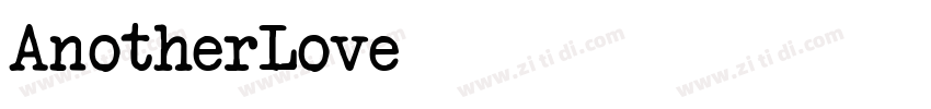 AnotherLove字体转换