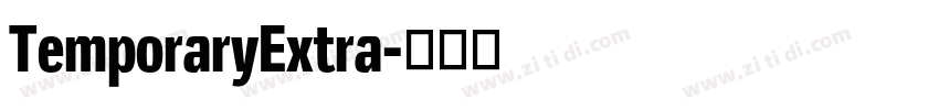 TemporaryExtra字体转换