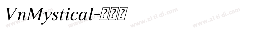 VnMystical字体转换