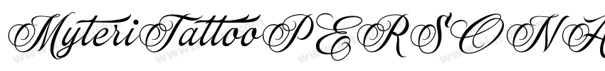 MyteriTattooPERSONAL字体转换