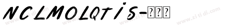 NCLMolqtis字体转换