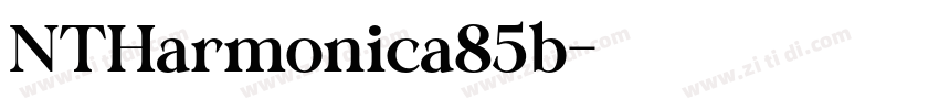 NTHarmonica85b字体转换