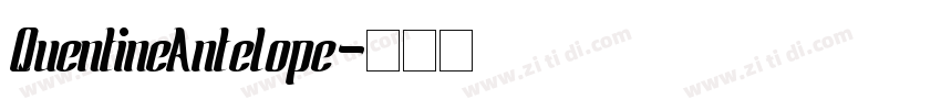 QuentineAntelope字体转换
