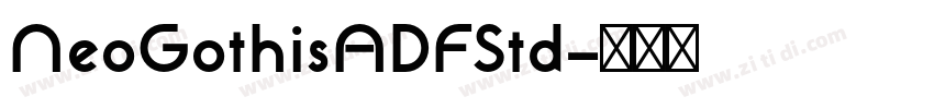 NeoGothisADFStd字体转换