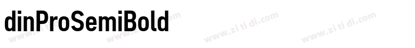 dinProSemiBold字体转换
