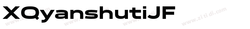 XQyanshutiJF字体转换