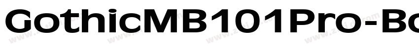GothicMB101Pro-Bold字体转换