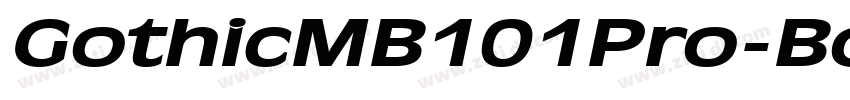 GothicMB101Pro-Bold字体转换